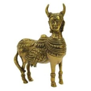 Vastu Sarwasv Brass Kamdhenu Cow