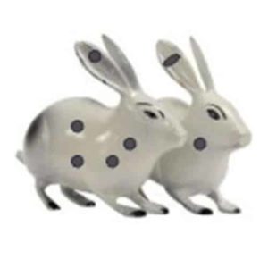 Vastu Sarwasv - Brass Rabbit Pair